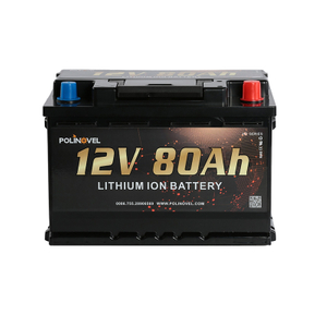 12 V 80 Ah Lifepo4-Batterie für Wohnmobile, Boote, Wohnwagen 
