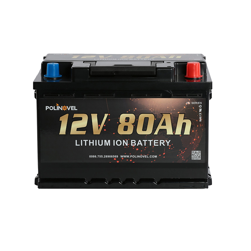 12 V 80 Ah Lifepo4-Batterie für Wohnmobile, Boote, Wohnwagen 