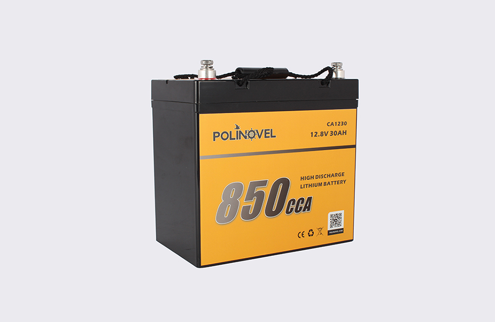 Wiederaufladbare 12V 30Ah 850CCA Lithium-Starterbatterie